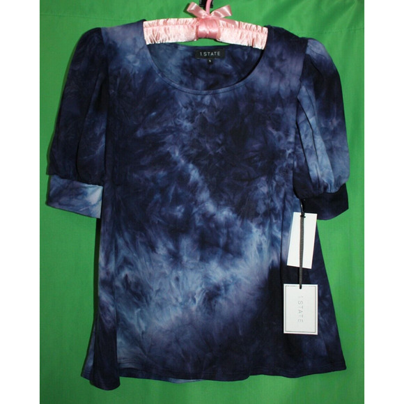 1. State Navy Grey Top Size Women's Small - Picture 1 of 3